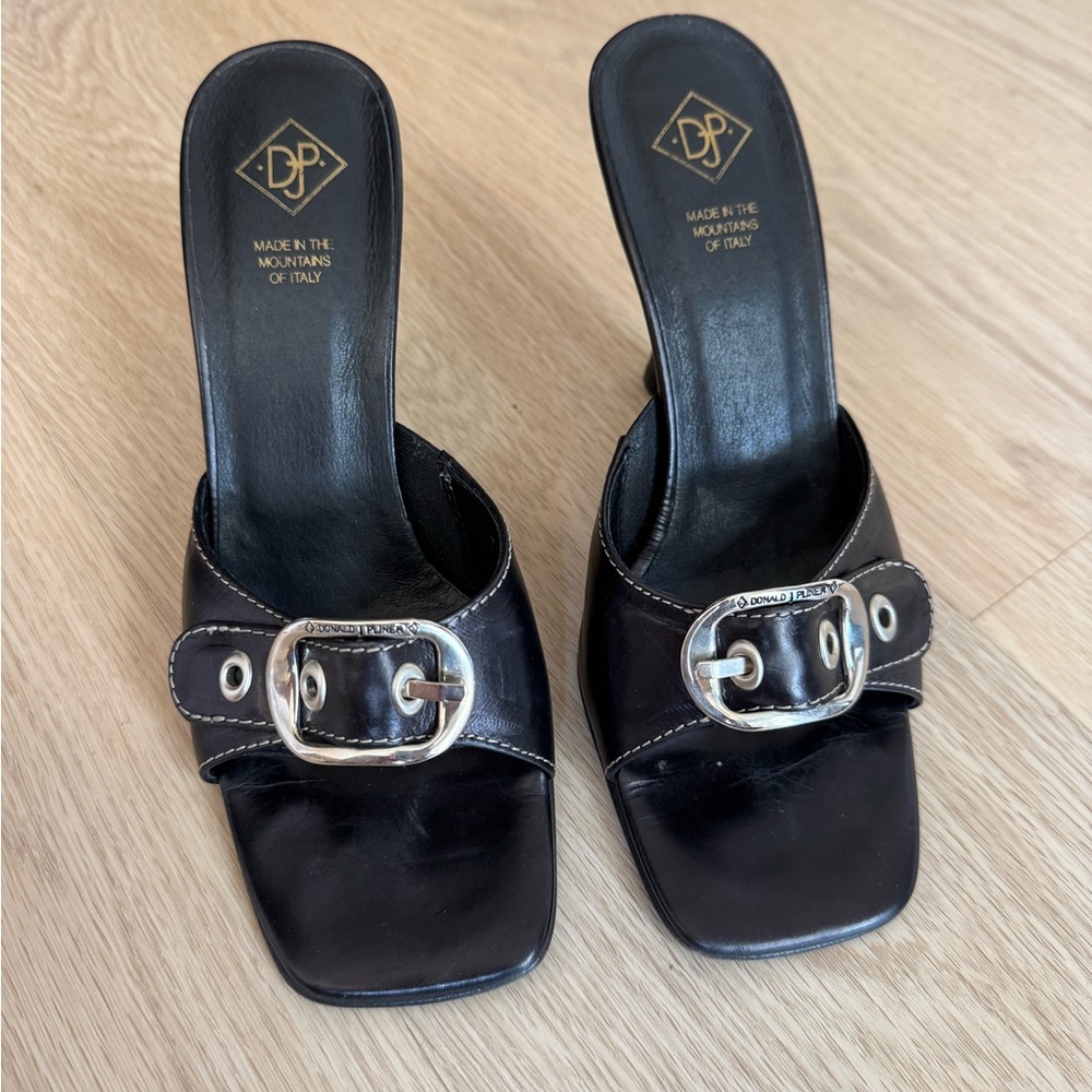 Donald Pliner Black Sandals